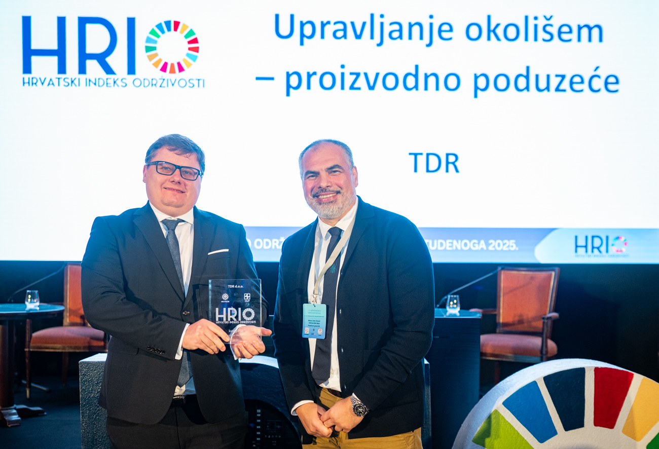 BAT prepoznat kao lider održivosti u proizvodnji, dobitnik nagrade Hrvatskog indeksa održivosti