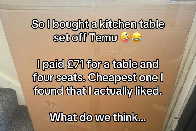 Žena naručila najjeftiniji blagovaonski set s Temua: Kada je otvorila paket ostala je bez teksta