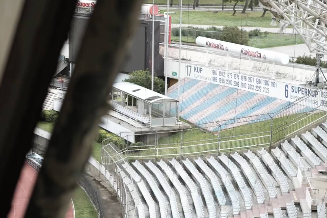 Pogledajte kako se danas raspada Poljud: Na jednom zidu je opasno upozorenje